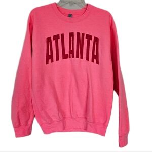 Pink ATLANTA Crewneck Sweatshirt
